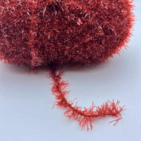 100% Polyester Light And Fluffy Glass Yarn For Hand Knitted Doll Cute Hair Clip