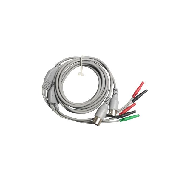 TPE TPU Medical Custom Cable Assemblies Two Leads Three Leads