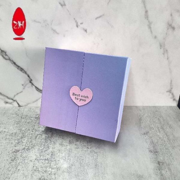 Custom Christmas Gift Wrap Boxes with 300gsm 350gsm Cardboard material