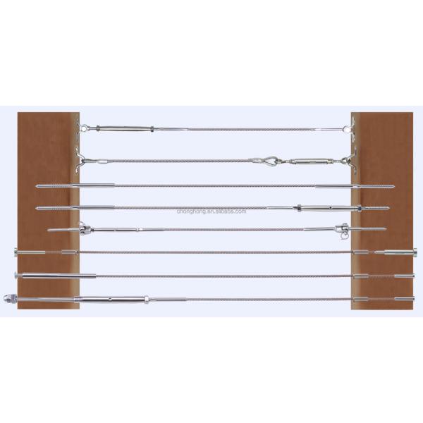 Cables de acero inoxidable de tipo 316 para barandillas de cubierta Hardware 250FT T316 Cables de avión 7x7/1x19/7x19 Cables de alambre