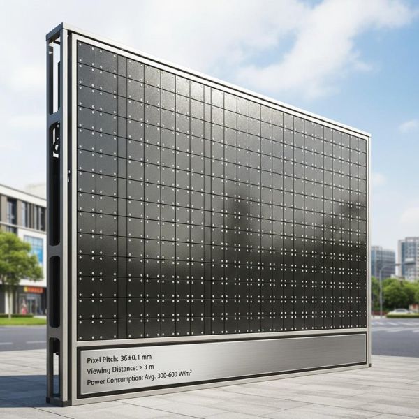 Outdoor Fixed LED Display with ≥6500 Cd/㎡ Brightness IP65 Protection and ≥100,000 Hours Lifespan for Digital Billboards