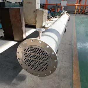 Trocador de calor tubular de evaporador de calor de titânio personalizado para
