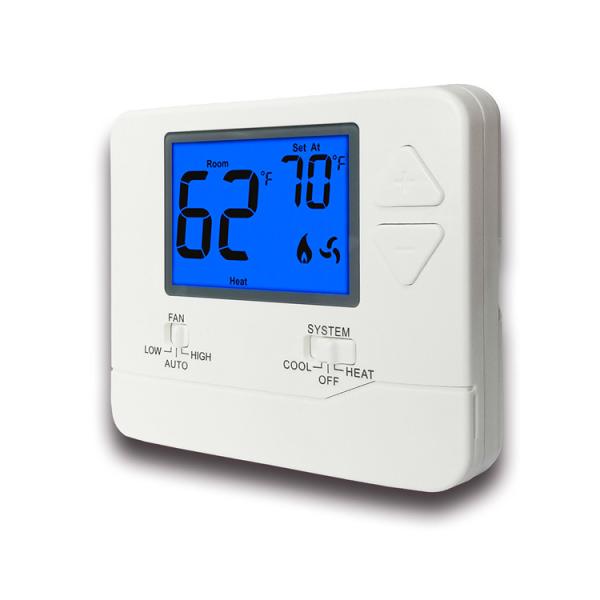 Ar condicionado LCD com fio de 24 V PTAC termostato não programável para uso doméstico