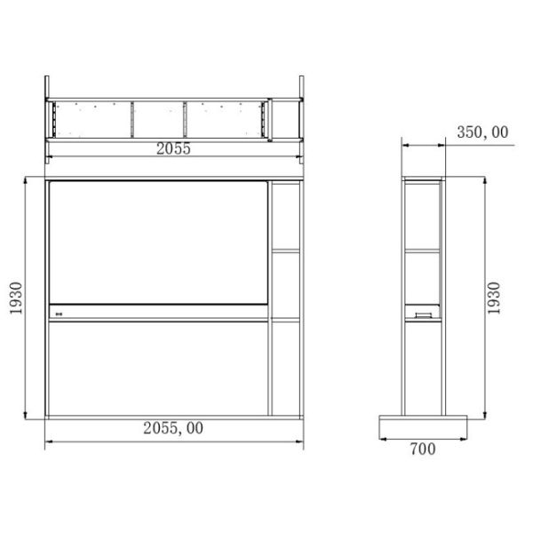 77-inch Transparent Display Unit vertical display case matrix Splicing Screen Seamless 1.8mm Video Wall for Advertising Display