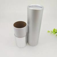 Tubo de empaquetado cosmético de papel de plata de base de papel de Kraft del tubo del cilindro biodegradable