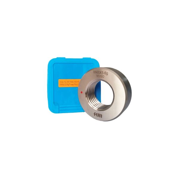 NOGO Type M48X5 Metric Thread Ring Gauge Measuring Instruments with Calibration Certificate