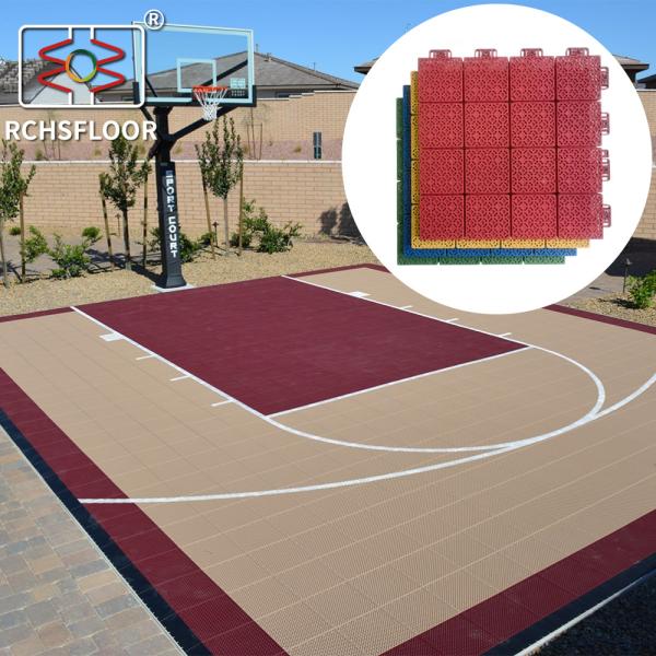 1000 peças de azulejos polidos para campos de basquetebol