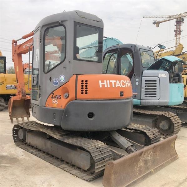 Good Condition Mini Used Excavator Hitachi ZX55UR and Original Hydraulic Valve Bran