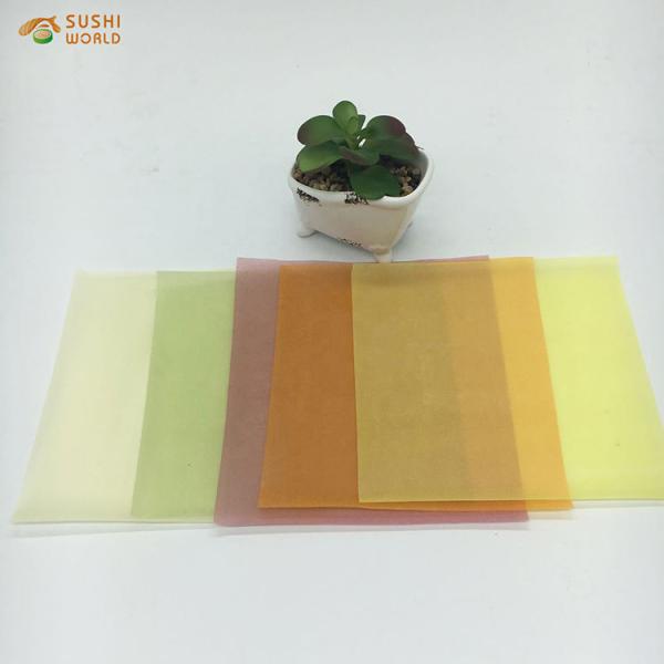 Soy Crepes Edible Soybean Wrappers with Long Shelf Life and Flavorful Fillings