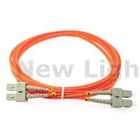 3 mètres de Sc - câble OM2/OM3/OM4 50/125 2,0 multi de duplex de corde de correction de fibre de mode de Sc
