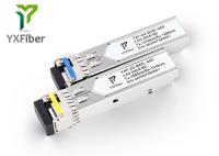 Transmisor-receptor bidireccional óptico del LC SFP los 40km 1310/1550nm DDM SM 2.5G SFP del módulo de la fibra