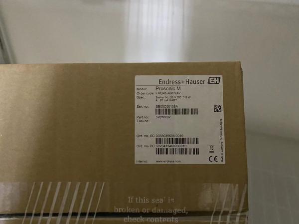 Temps de mesure d'E&H de vol ultrasonique Prosonic FMU41-ARB2A2