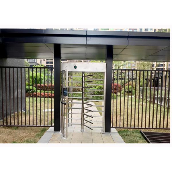 Single Door Full Height Turnstile Barrier Gate For Prison Security Access
