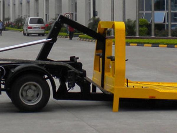 Yellow Color Wrecker Tow Truck Wheelbase 3800 Mm 5085kg Curb Weight