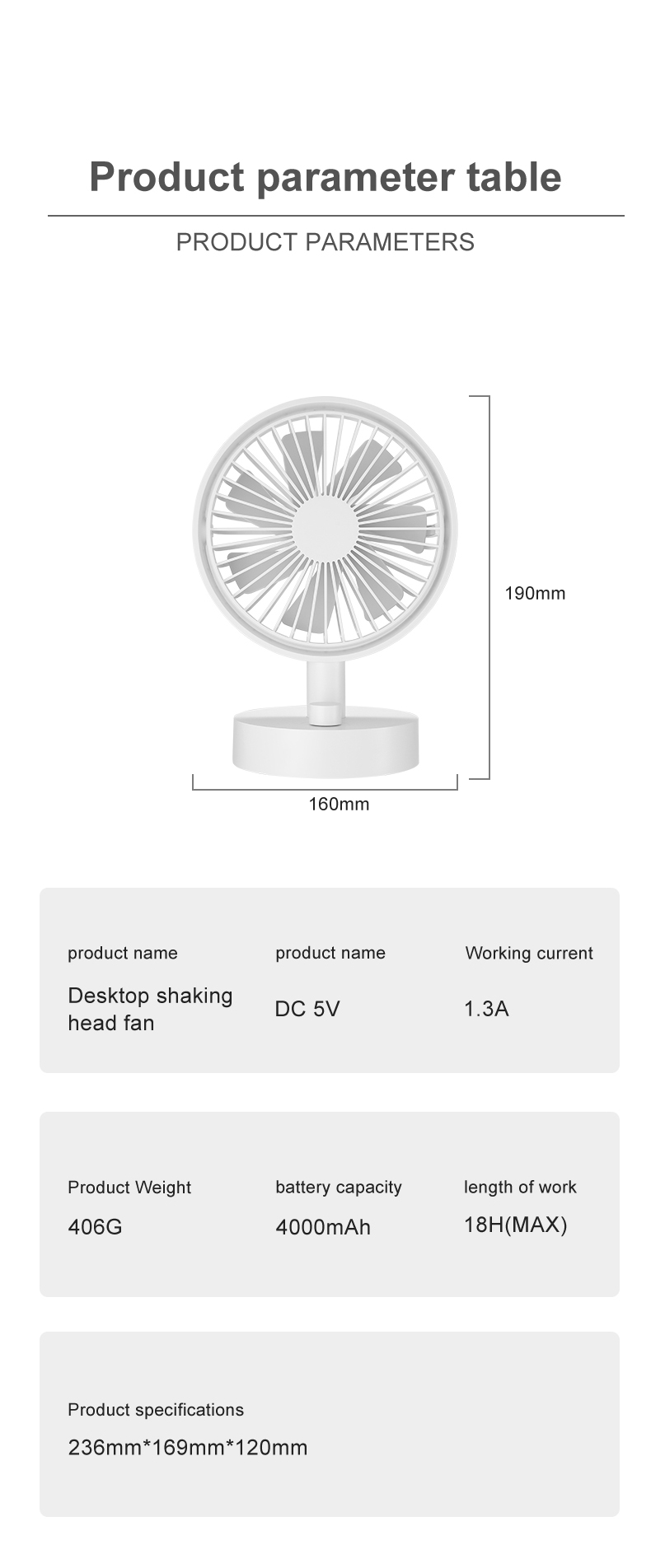 New Design Adjustable Wholesale Rechargeable Fan  Home Office Mini Portable  Handheld Table Fans