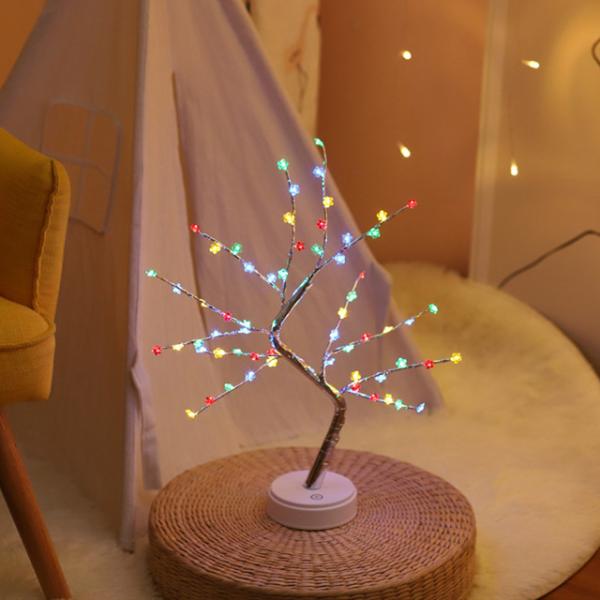 108 LED 3D Table Decor Fairy Light For Home Holiday Bedroom Indoor Kids Bar