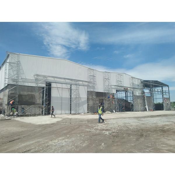 Q355B Grade Prefabricated Steel Structure Philippines Warehouse Construction