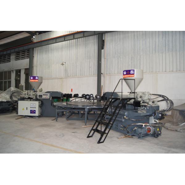 Two Workers 2/3 color Rotary TPR Sole Moulding Machine With 120-220 pairs/hour