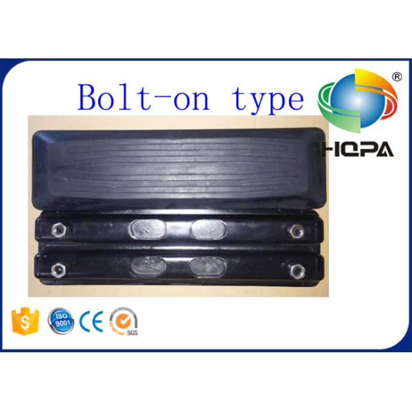 Spare Parts Excavator Rubber Pads / All Brand Excavator Track Pads 450MM