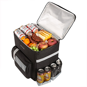 Insulated Pizza Delivery Bag Moisture Free For Catering Food Delivery, Restaurant, Cookouts Red picnic Bags