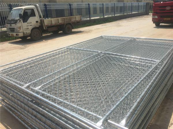 chain link temporary construction fence panels 6FT X 10F Mesh 2 3/8  x 2 3/8 ( 60mm x 60mm ) x 12 gauge wire