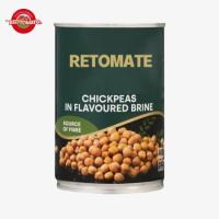 Deliciosos y salados alimentos enlatados frijoles 400g nutritivos guisantes en salmuera