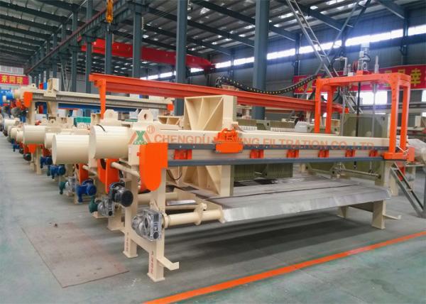 Auto Chamber Once Open Fully Automatic Filter Press Siemens PLC Control