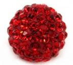 OEM 8mm Green / Red / Gold / White / Purple / Blue / Roseate Crystal Pave Ball Beads