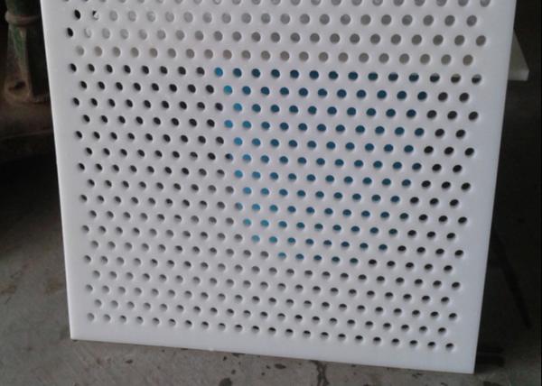 Polypropylene Perforated Sheet Round Hole Punching Plate UV Resistant