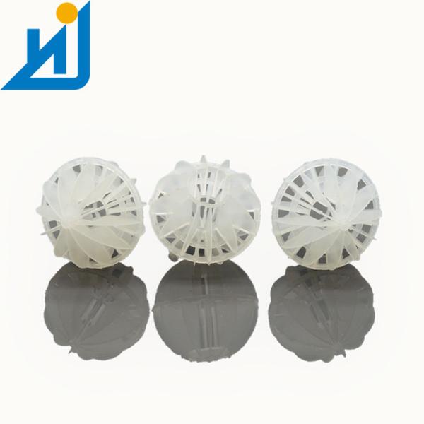 bolas plásticas 38mm ocas de 25mm poliédricas para a embalagem da torre de grande resistência