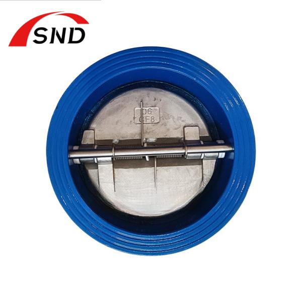 Válvula de retención de mariposa de hierro fundido con bridas, presión de 150LB-2500LB