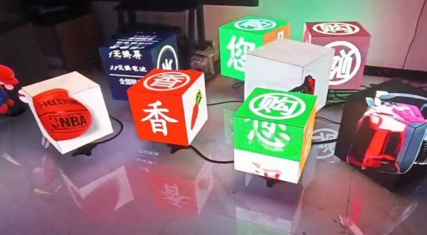 Cube LED Display  4 Side   a Smart Advertising Display Video  Led Display Screen