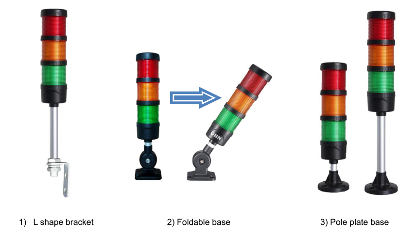 ONN-M4 USB Interface RGB LED Signal Tower Indicator Light Steady Flash Buzzer Functions DC5V For CNC Machines Equipment