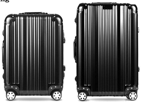 Lightweight Colorful Aluminum Cabin Luggage Suitcase Anodic Oxidation