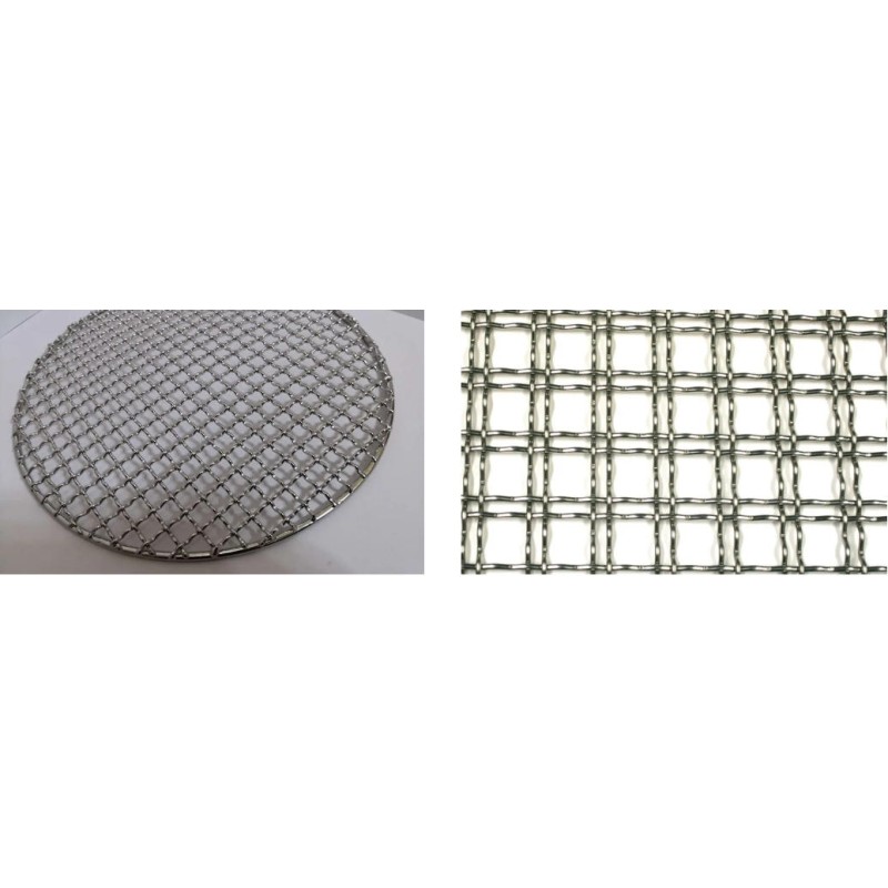 Woven Stainless Steel Crimped Wire Mesh, for Industrial, Material Grade: 304/316
