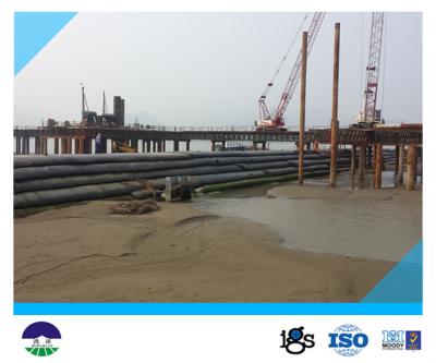Circunferência 13.6meters Geotube para a engenharia contínua da represa