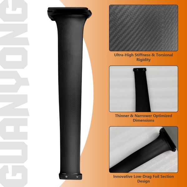 90cm Carbon Mast  Kite Pumping Wing Wing Foil Board  Matte Glossy