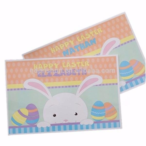 Germ Proof Disposable Baby Placemat , Non Slip Adhesive Dinner Table Placemats