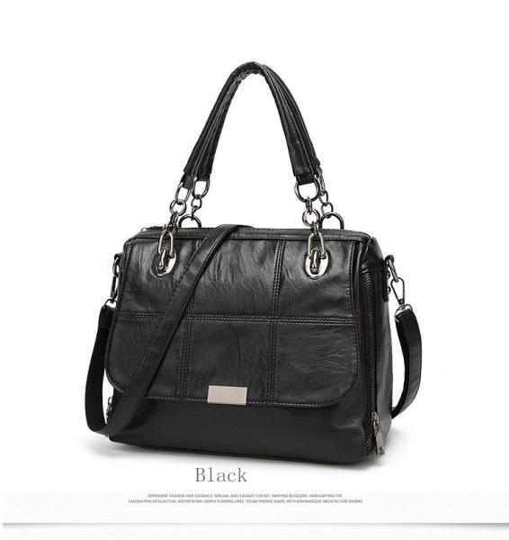 Fashion PU Handbags Boston Bag for Female Big Size Tote Bags
