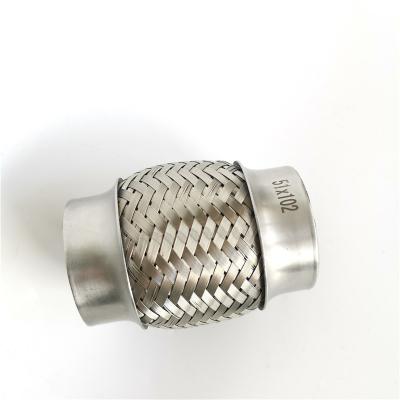 Tubo de fole flexível de exaustão de coletor de aço inoxidável para automotivo universal