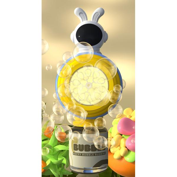 Unisex Fully Automatic 10 Hole Electric Bubble Blowing Toy for Children Cartoon Gift