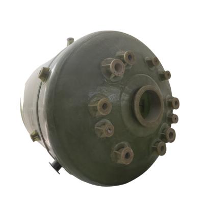 Os produtos químicos processam a ferida transversal antisséptica do tanque horizontal cilíndrico de FRP
