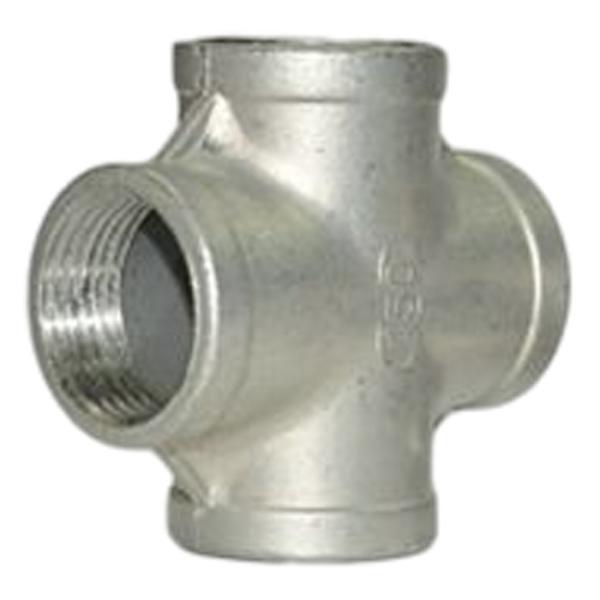 Welded Joint Stainless Steel 4 Way Tee DN50-DN1200 Metal Pipe Fittings