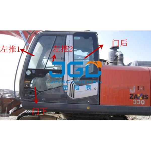 Дверь Windows лобового стекла стекла ZAX330 кабины экскаватора спереди и сзади стеклянное