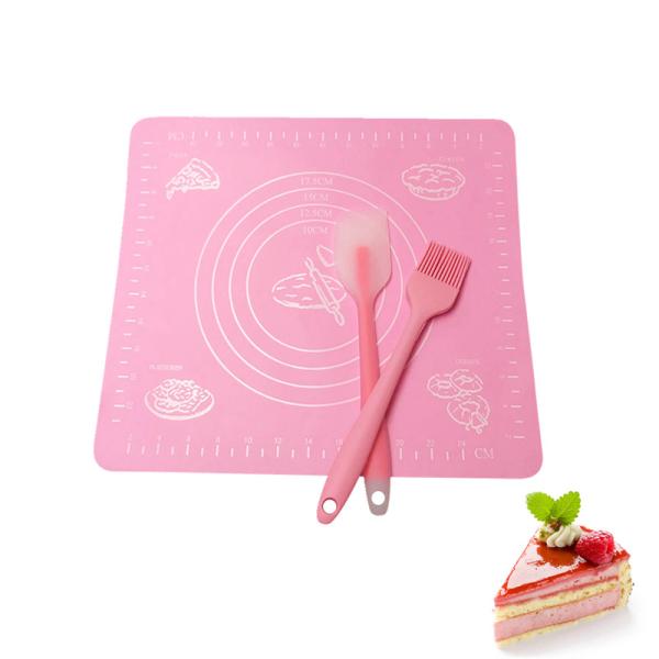 Walmart Hot Sale Wholesale Non Stick Rolling Food Table Silicone Heat Baking Mat