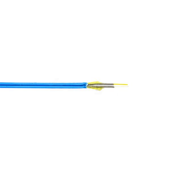 G655 4mm Duplex Armored Fiber Optic Cable Gjsfjbv For Indoor Distribution