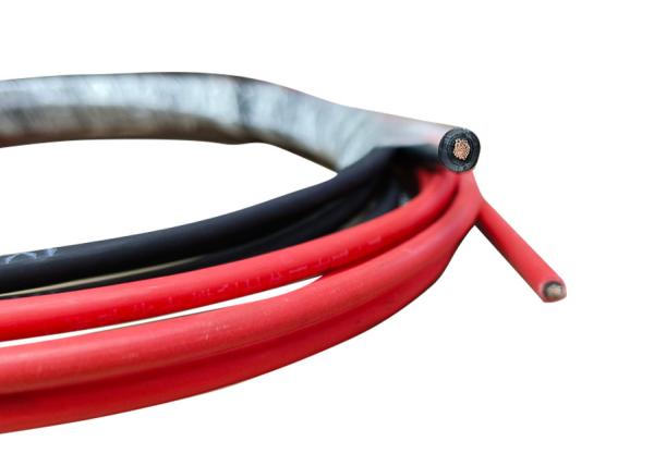 Cable solaire photovoltaïque sans halogène au noyau de cuivre de 6 mm2 Résistant au climat