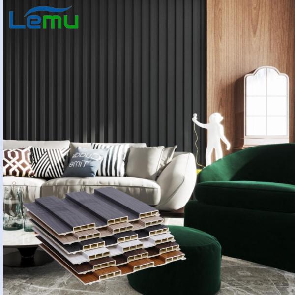 Indoor Fluted Wall Panel Marmol Decorate Interior Panels for Wall Decoration PVC Bamboo