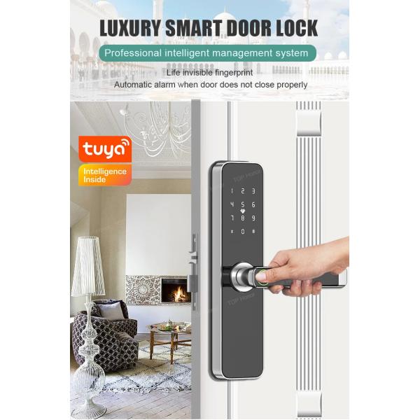 TTLock Smart Residential Электронные дверные замки Код отпечатков пальцев Карта ключа Доступ к приложению Tuya
