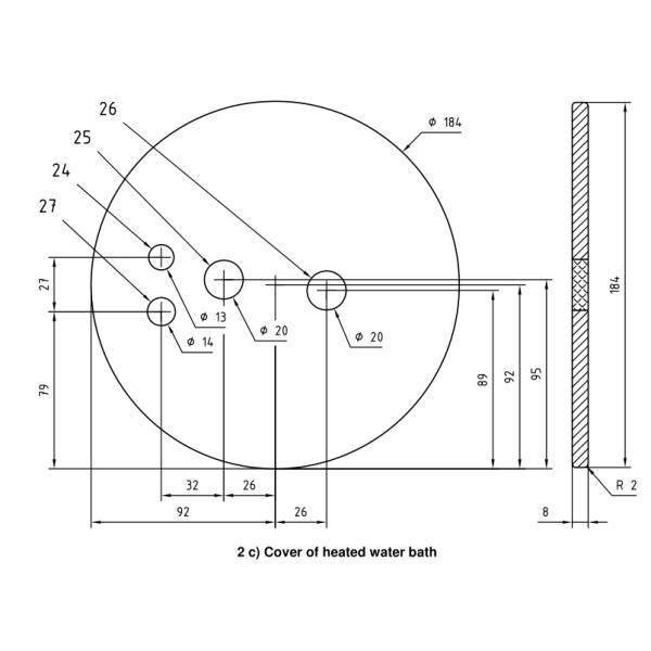 Испытательное оборудование медицинского анализа ISO 9360-1 веся точность ±0.1 g